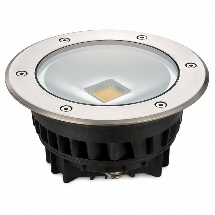 TERRA Outdoor Recessed Ground Light — Stainless Steel IP65 Integrated LED 3000K (Rendl Light)