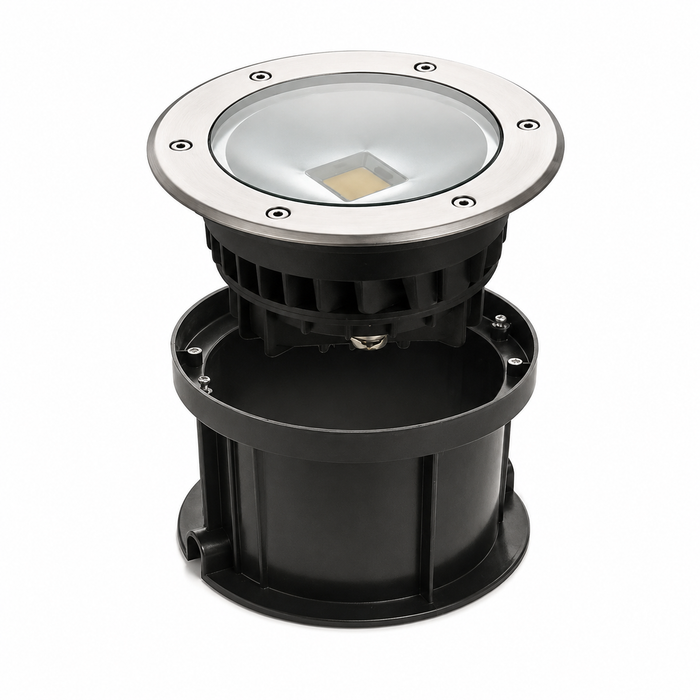 TERRA Outdoor Recessed Ground Light — Stainless Steel IP65 Integrated LED 3000K (Rendl Light)