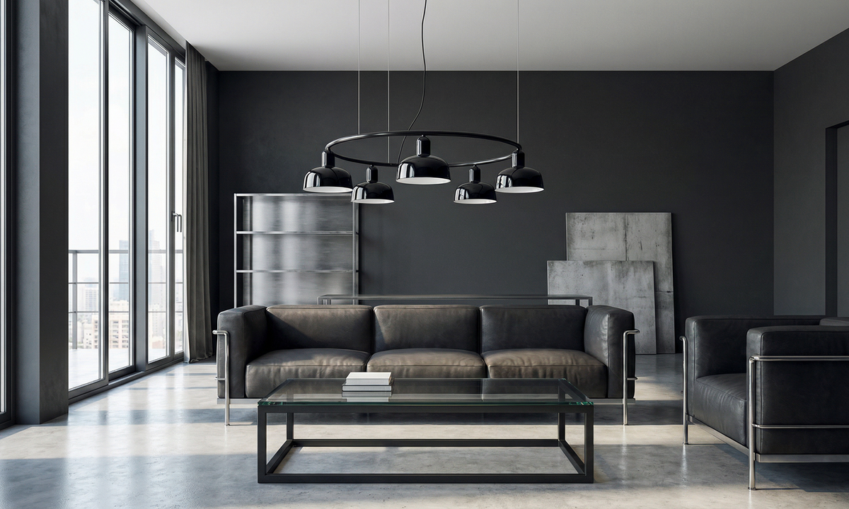 TATAWIN S 5L  Modern Circular Pendant Lamp (Adolfo Abejón, Faro Barcelona)