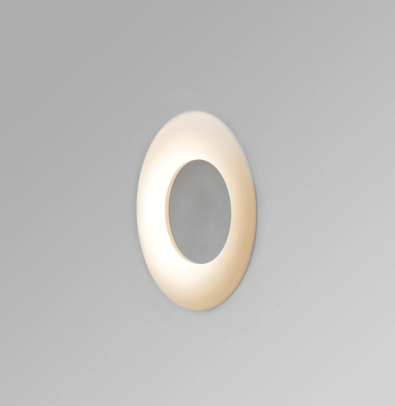 NAVI - Wall Lamp - White Plaster Recessed
